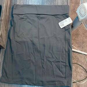 Grey Tight Fitting Skirt